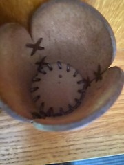 Libbey Bamco Western Highball Glasses 5″ Tooled Leather Sleeves Bull Horse