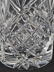Shannon By Godinger 24% Lead Crystal Dublin Highball Glass 5.5″ H 10oz Slovakia