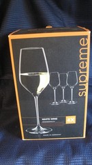 Nachtmann Bavarian Crystal – White Wine – Supreme – 4 Glasses – New in Box