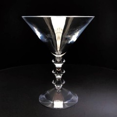 Baccarat Martini Vega Clear Cocktail Glass Crystal France Luxury Barware