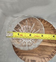 Set Of 2 Lenox Clarity Cut Clear No Trim Crystal Water Goblets 7 3/4″ EUC