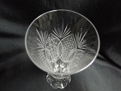 Stuart STU18, Cross Hatch & Fan Cuts: Champagne Flute (s), 7 3/8″ Tall