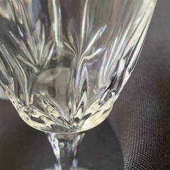 Set Of 5 Flamenco Cristal D’Arques Durand Cordial Glass 4” Height France VGC
