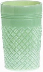 Tumbler – Addison Pattern – Jade Jadeite Jadite Green Glass – Mosser USA