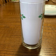 Corelle WINTER HOLLY 16 oz DRINKING GLASS Replacement Christmas Ware