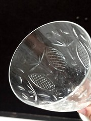 1- Tiffin Franciscan Crystal DUKE 8 ¼” Tall Water Goblet Glass