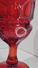 2 Vintage Fostoria Argus Henry Ford Museum HFM Ruby Red Amberina Goblets