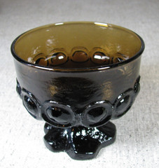 Vintage Tiffin Franciscan Madeira Brown Smoke Sherbet Glasses MINT 1970’s