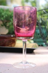 Gorham ROSEMIST Cranberry Pink Wine Glass (es) &/or Sherbet (s) Crystal