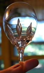Set 4 FIRELIGHT ‘SIGNATURE’ CLEAR LENOX CRYSTAL Hand Blown Wine Glasses 7 7/8″