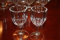 EAPG Falmouth Straight Huber Mixed Lot of 13 Vintage Goblets Various Sizes