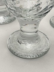 Willow House Tuscan Hammered Design Water Goblets 16 Ozs. Set Of 4