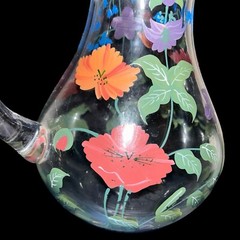 Oneida Crimson Bloom Hand Painted Floral Iced Tea Pitcher