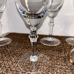 VTG MCM Gold Rimmed Cocktail Glasses 8 4 8” & 4 6” Barware