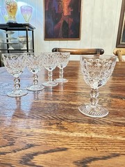 1957 ‘Elmwood Collection’ Handblown Cordial Glasses By Pasco (Set Of 5)