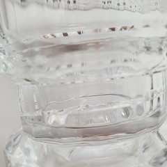 SET OF 2 MCM VINTAGE DANSK GUSTAV CRYSTAL HIGHBALL TUMBLERS 14OZ MADE IN FRANCE