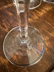 Mikasa (4) FLAME D’AMORE Crystal WATER Glasses 9″ Tall MINT (3 Sets Available)