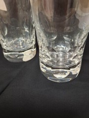 Baccarat beluga highball glass rock glass 2 pair set With box tableware japan