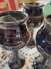 Artisan Studio Potter Goblet Set