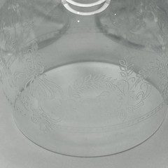 Cristal D’Arques-Durand «Dampierre» Bohemia Crystal Etched Goblet Set 3