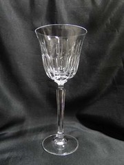 Mikasa Park Avenue, Vertical Cuts: Water or Wine Goblet (s), 8 3/8″, As Is