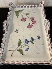 Rectangular Tray Emile Gallé Attributed To Saint Clément Manufacture