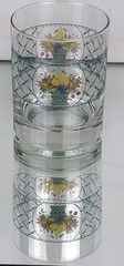 VILLEROY & BOCH Basket Double Old Fashioned Glassware 12oz Fruit Basket/Lattice