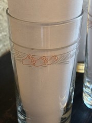 VTG Corelle Coral Tulip Rose Tumblers Water Glasses – 7
