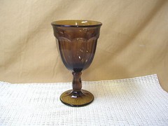 Viking Crystal Arlington Brown Wine Goblet