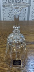 (12) Cristal D’Arques France CHANTELLE Lady Victoria Cut Crystal Cordials 4 3/8″