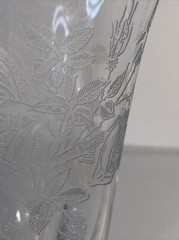Duncan Miller Wild Rose Ice Tea Footed Glass