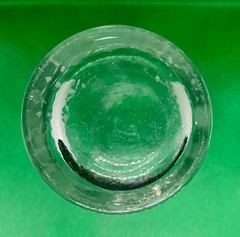 Clear Ice Tea Glass With Etched Bamboo Leaves-Classy-Elegant-Gift Or Replacement