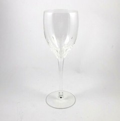 Lenox Crystal Wine Glass Starfire Vertical Cut Stemware Allegro Shape 7 5/8