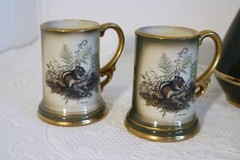 REGAL JAMES BEAM DISTILLING LOCKHART WOODLAND CHIPMUNK 1 – Pitcher 3-Mugs Steins