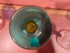 Colorful Post Modern Art Glass Artist Signed European Czech Flute Glasses (10)