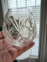 Vintage Royal BRIERLEY Crystal – ELIZABETH Cut – Brandy Glass / Glasses – 5 3/4″