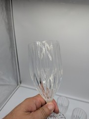 Mikasa Park Lane Crystal Iced Tea Glasses Set Of 4 – Cloudy Dishwasher Condition
