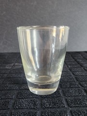 3 «On the Rocks» Clear Flared Heavy Bottom Glasses by Libbey Glass • 3⅜» Tall