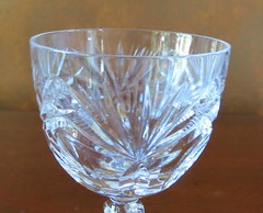 Gorham Cut Crystal Older Rosewood 4 5/8” Wine Goblet(s)