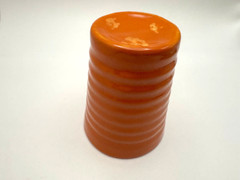 Vintage Bauer Pottery Orange 6 oz Tumbler Ring Ware – EXCELLENT CONDITION