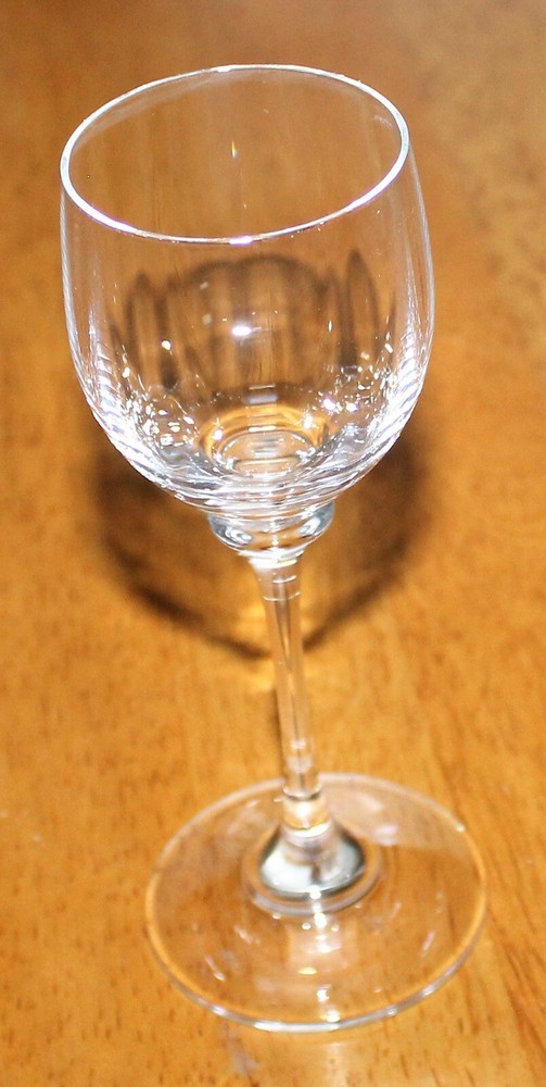 Mikasa ~ NICOLE CLEAR – 6 INCH CORDIAL – Wafer Stem – 1989-2010 Plain/Optic Bowl