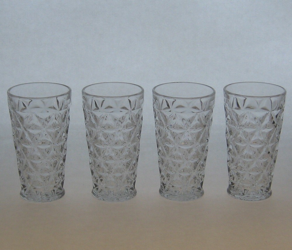 Imperial Mt. Vernon Washington 4 Juice Tumblers 5 Ounce