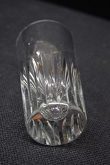 2 Pc Cut Crystal LE PAVILLON DE RUTH Restaurant Drinking Glass Tumblers, Geneva