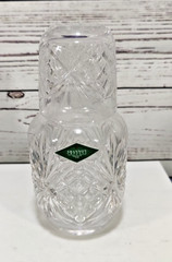 Godinger Shannon Crystal Bedside Night Carafe and Tumbler Glass Set