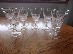 Wine 5 Oz Cristal d’Arques Tuilleries Villandry 5 1/4″ – Set of 7