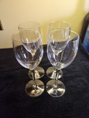 Crystal Champange Flutes set of 4