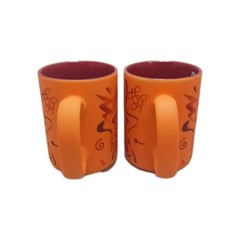 2-Disney Pixar Inside Out 2 Anxiety Ceramic Mug Cup 4.5” Tall