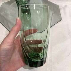 Anchor Hocking Central Park Ivy Green 6” Iced Tea Drinking Glass – Set of 2