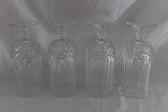 4 Cristal d’Arques France “LONGCHAMP” 11.75oz Iced Tea Goblets
