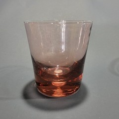 Estelle Colored Glass Rocks Whiskey Glass Amber Set of 3